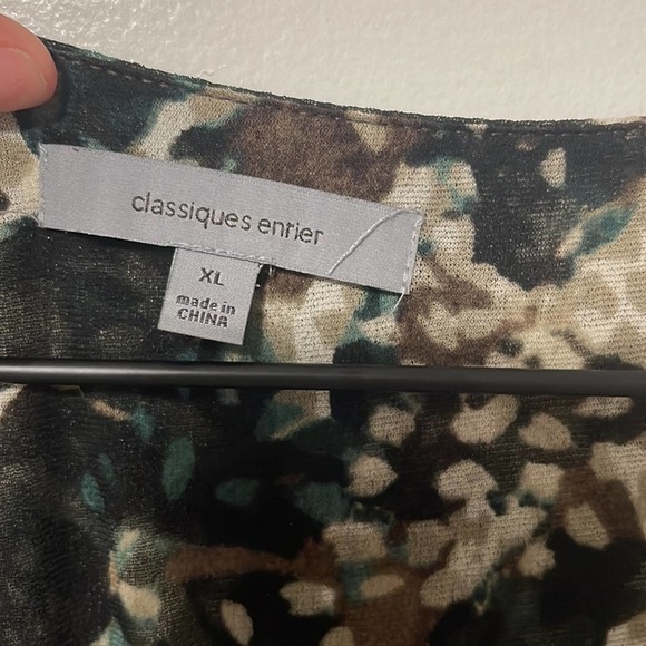 Classiques entrier sleeveless print blouse XL - Picture 3 of 5